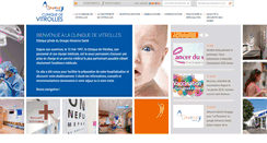 Desktop Screenshot of clinique-vitrolles.fr